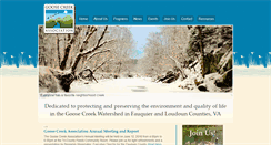 Desktop Screenshot of goosecreek.org